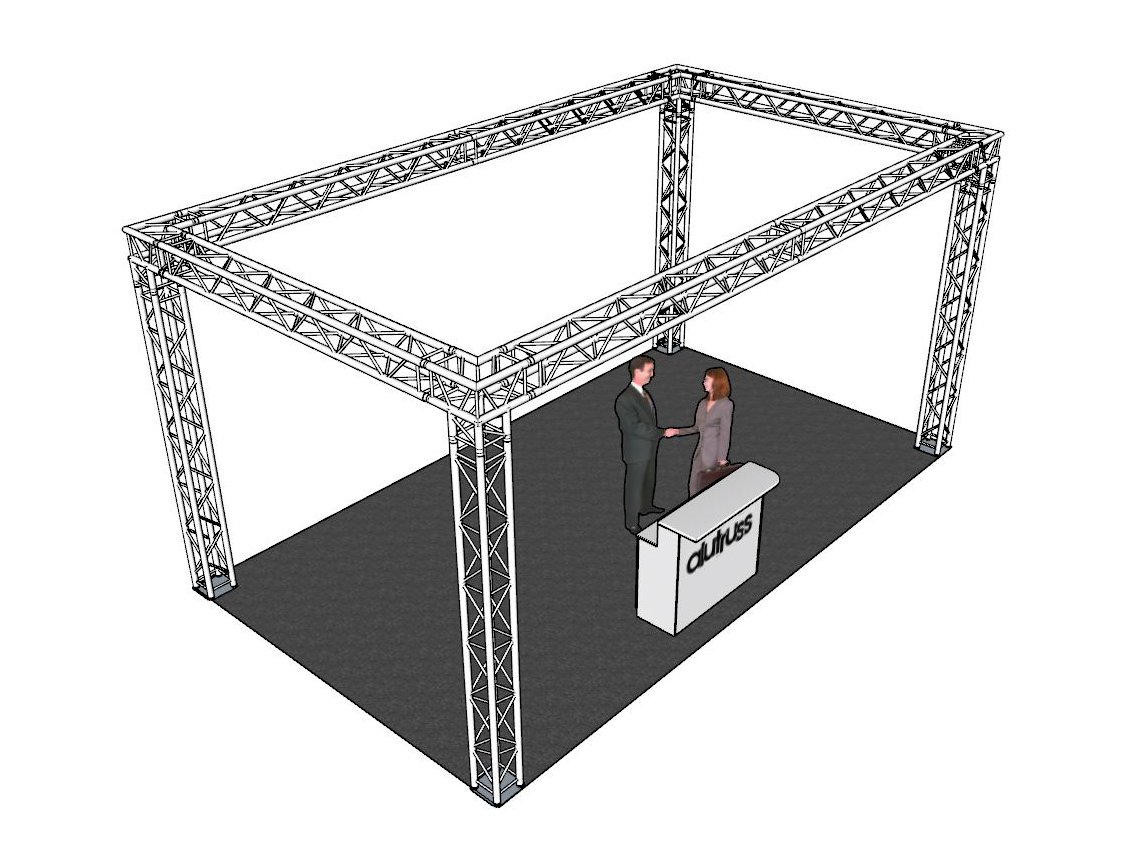 ALUTRUSS Traversenset QUADLOCK 6082 Rechteck 7x4x3,5m-1