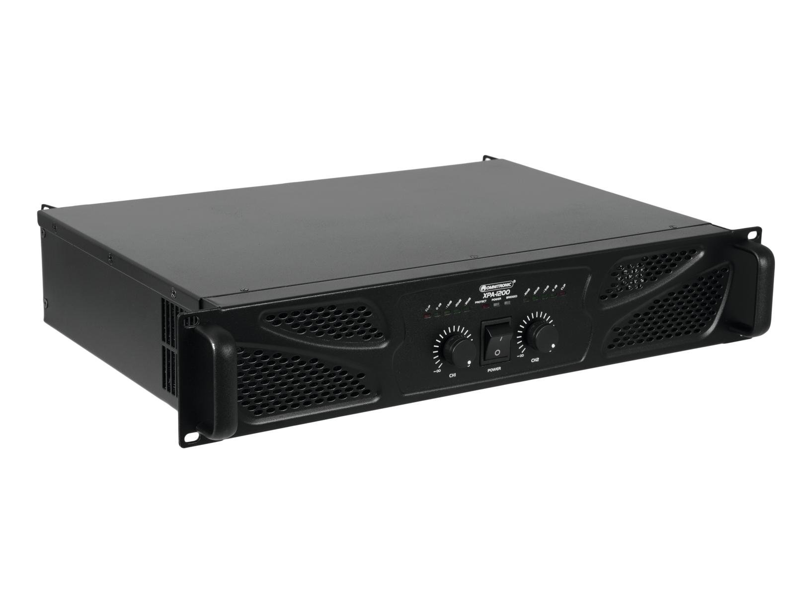 OMNITRONIC XPA-1200 Endstufe 2x 600 W