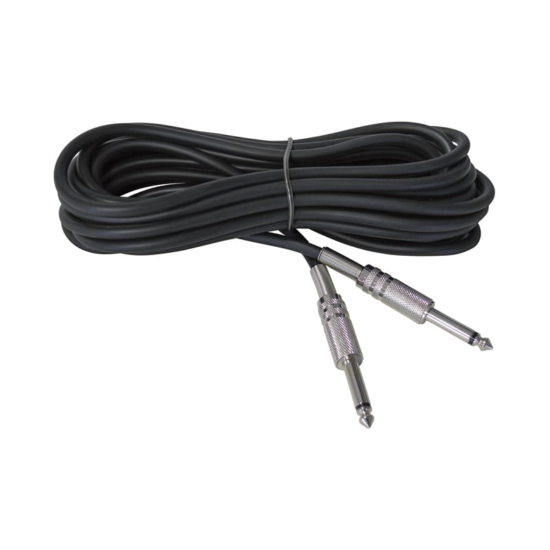 Kabel Klinke/Klinke 6,3mm 6m mono BLANKO
