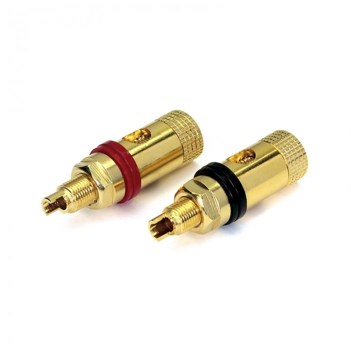 Dynavox Bananeneinbaubuchsen PRO V 2er-Set vergoldet Dynavox Bananeneinbaubuchsen PRO V 2er-Set vergoldet