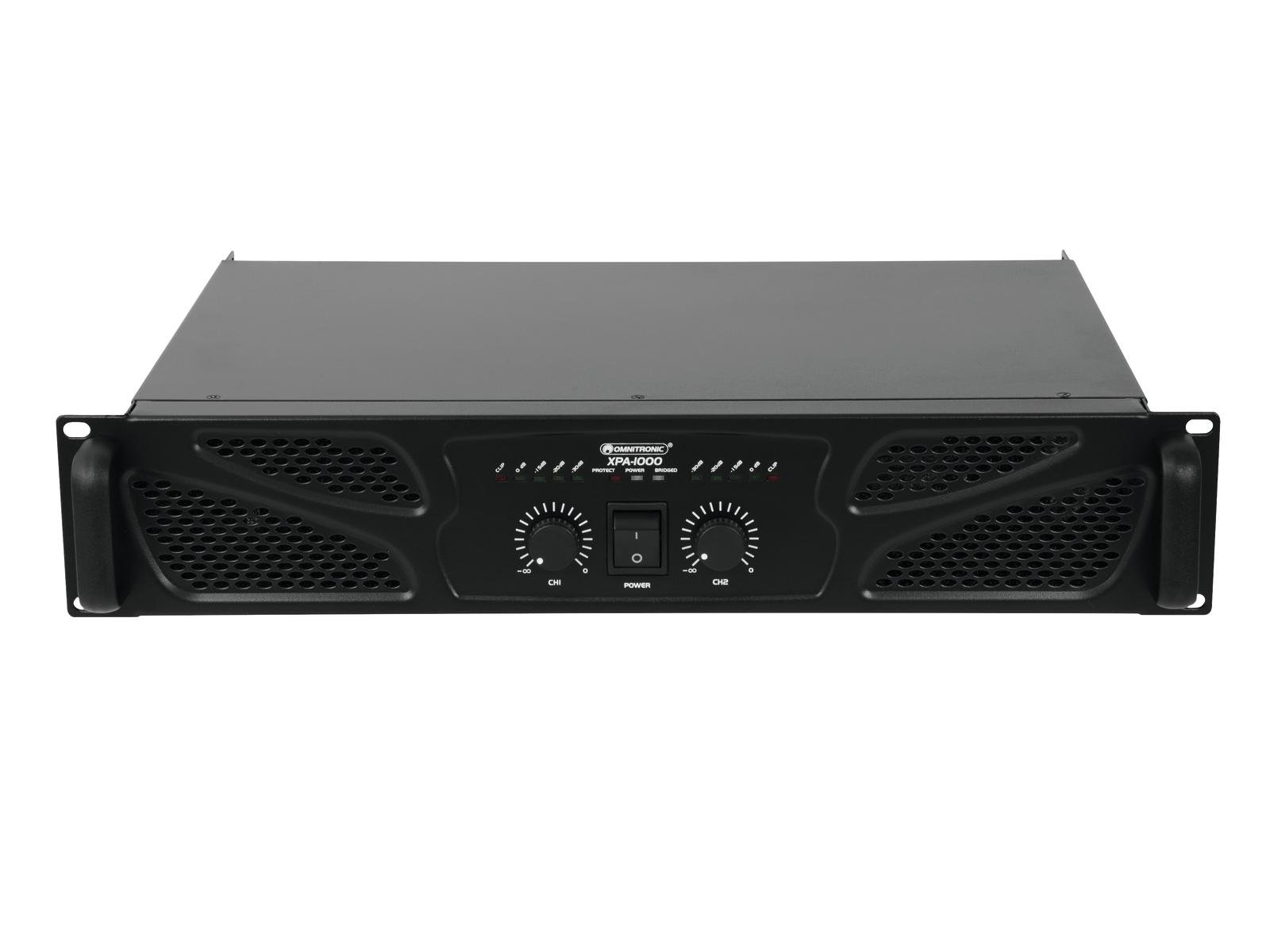 OMNITRONIC XPA-1000 Endstufe 2x 500 W