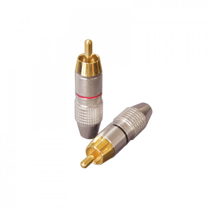 Dynavox Cinchstecker-Set rot / schwarz