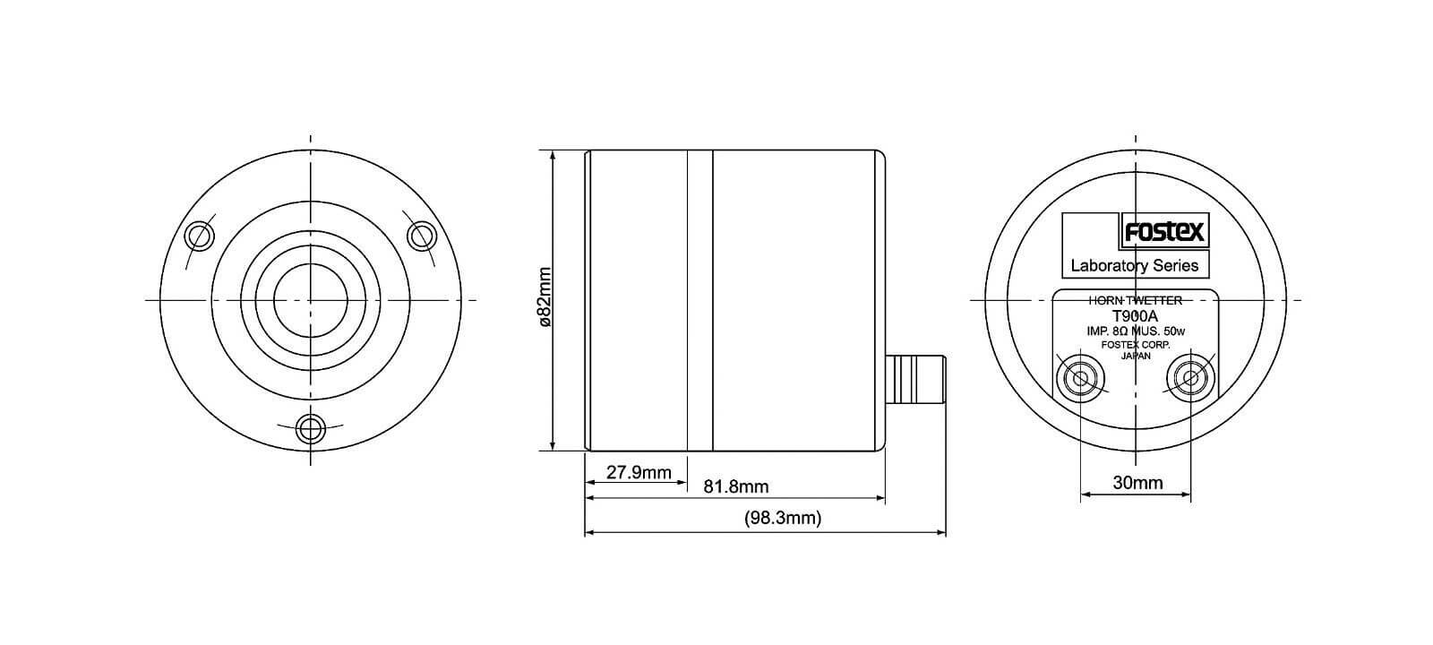 Fostex T900A 8 Ohm