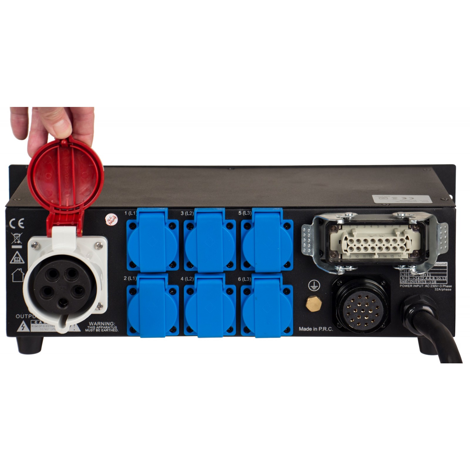 Briteq PD-32SH 3-Phasen Stromverteiler Briteq PD-32SH 3-Phasen Stromverteiler