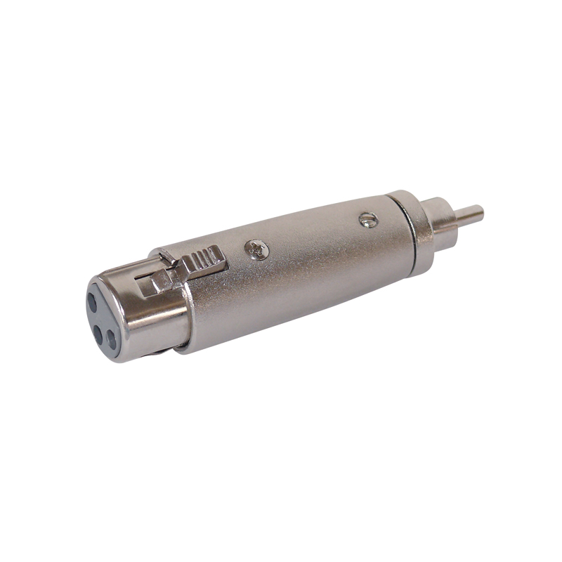 Kabel-Adapter XLR-Buchse / Cinch-Stecker BLANKO