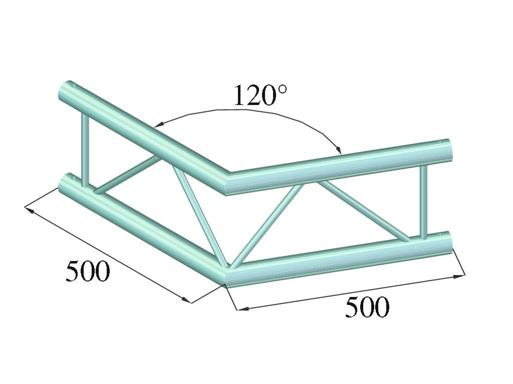ALUTRUSS BILOCK BQ2-PAC22V 2-Weg Ecke 120 ALUTRUSS BILOCK BQ2-PAC22V 2-Weg Ecke 120