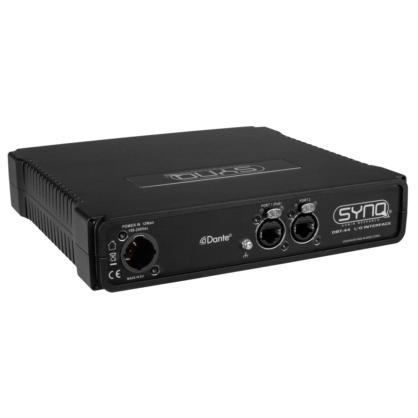 Synq DBT-44 Analog-/Dante-Netzwerk-Audio-Bridge Synq DBT-44 Analog-/Dante-Netzwerk-Audio-Bridge