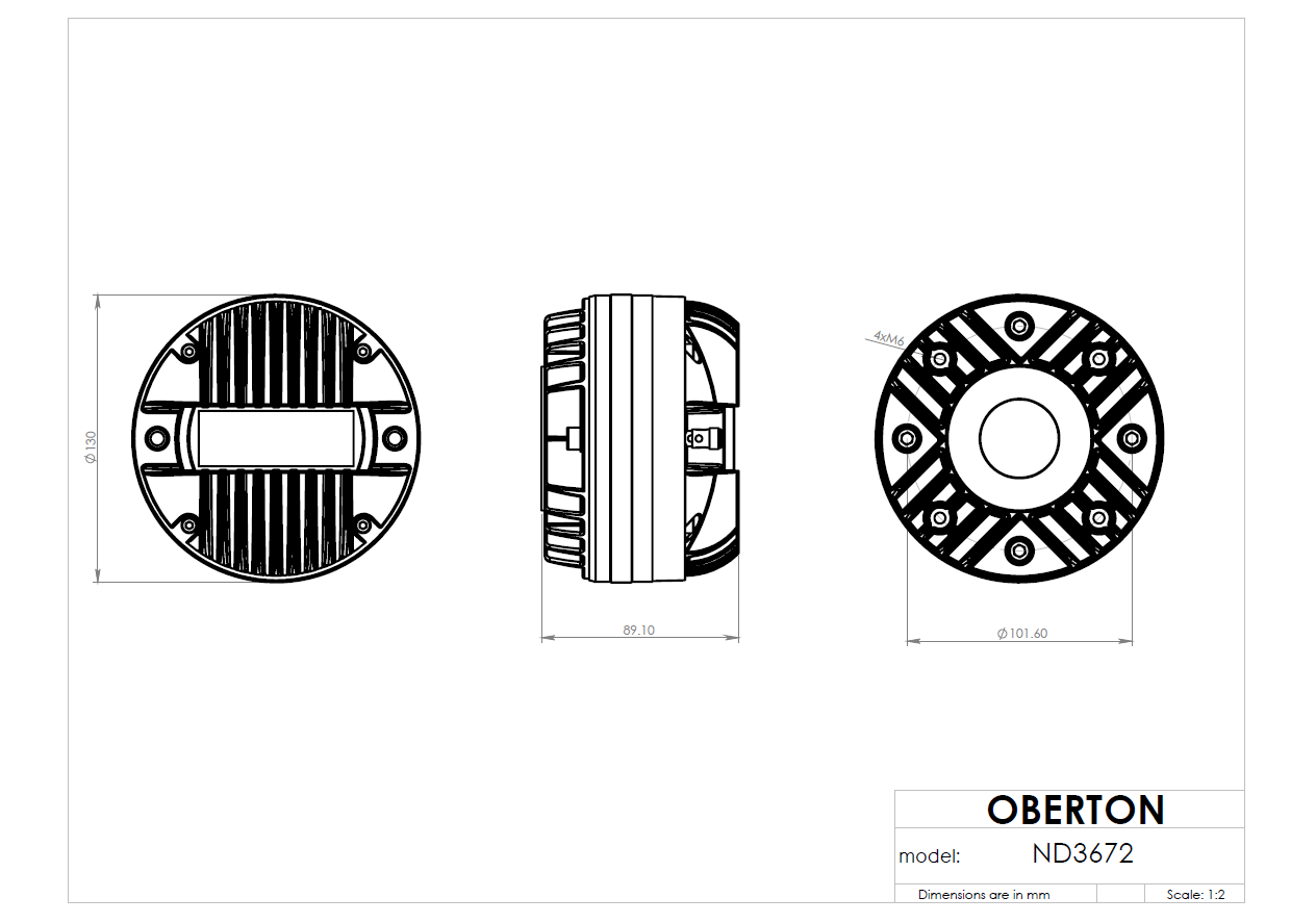 Oberton ND3672 Oberton ND3672