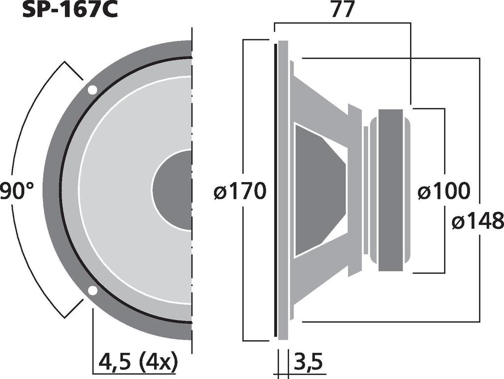 Monacor SP-167C