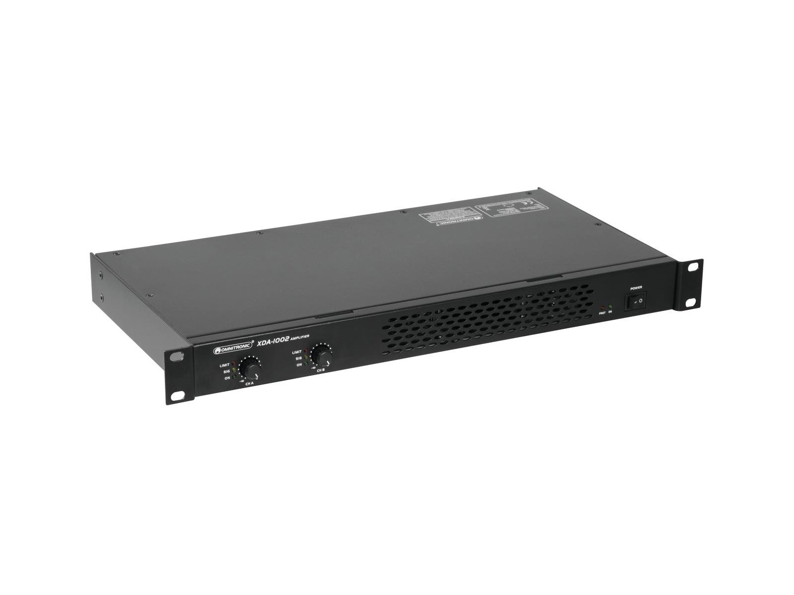 OMNITRONIC XDA-1002 Class-D-Verstärker 2 x 510 W / 4 Ohm