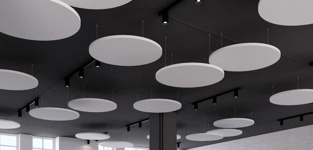 Akustik-Deckensegel aus BASOTECT®    Akustik-Deckensegel aus BASOTECT®