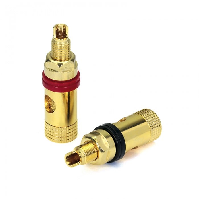 Dynavox Bananeneinbaubuchsen PRO V 2er-Set vergoldet Dynavox Bananeneinbaubuchsen PRO V 2er-Set vergoldet
