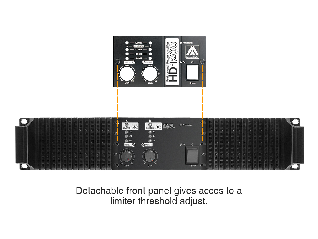 Amate HD1200 2 Kanal Class A/B Verstärker