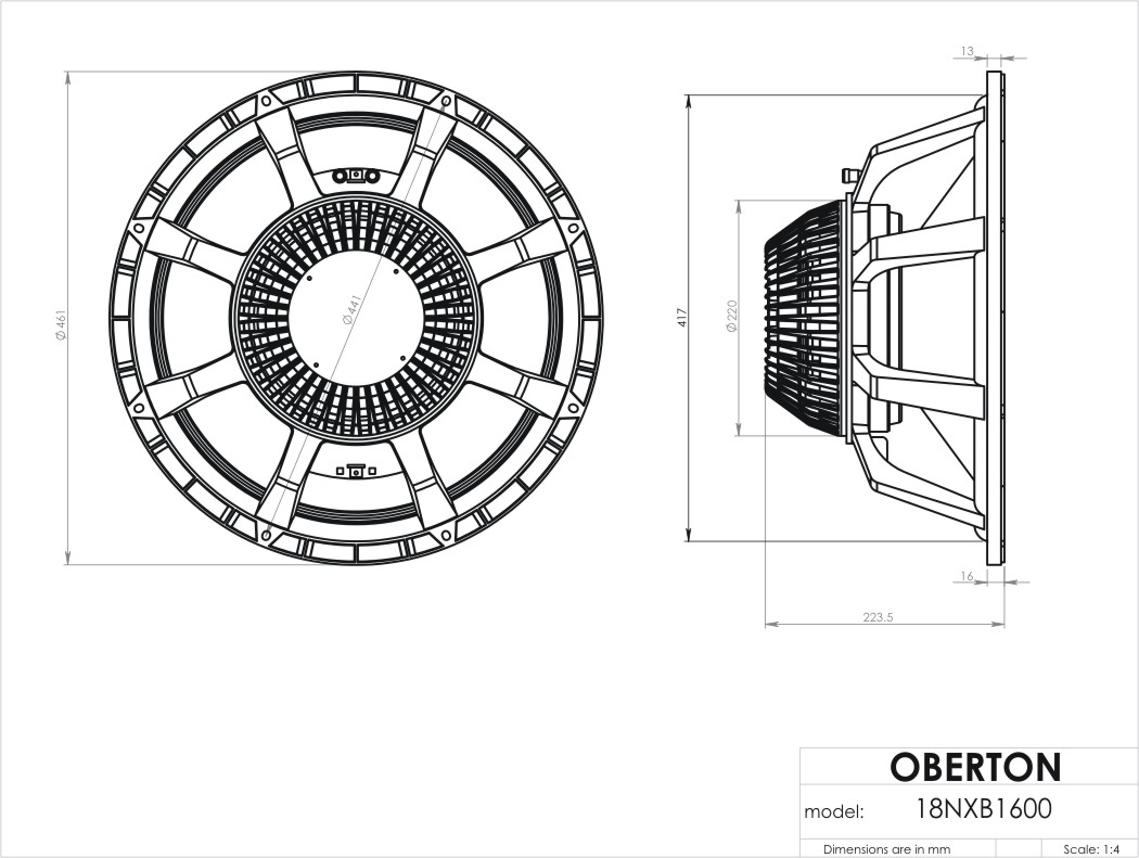 Oberton 18NXB1600