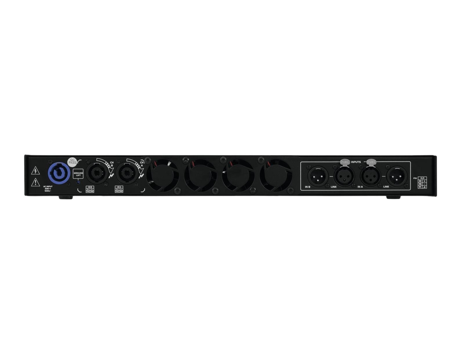 OMNITRONIC XDA-2402 Class-D-Verstärker 2 x 1200 W / 4 Ohm