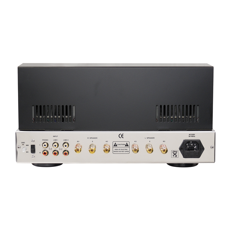 Dynavox VR-70E II Phono Stereo-Röhrenvollverstärker Chrom-Finish