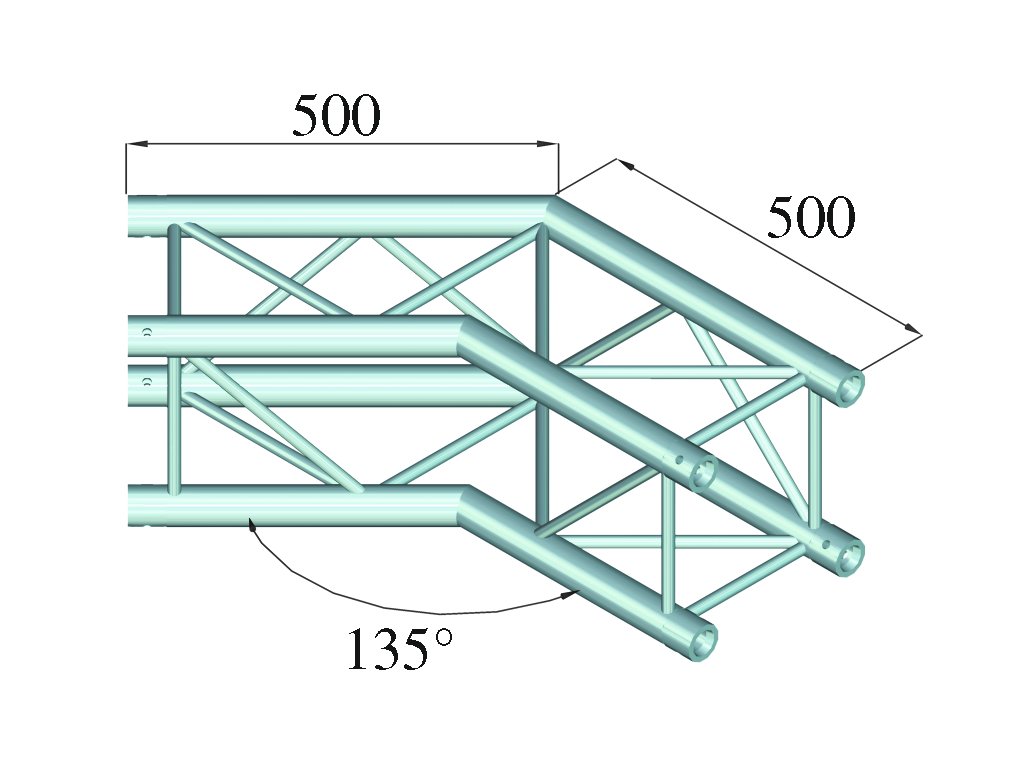 ALUTRUSS QUADLOCK S6082C-23 2-Wege-Ecke 135