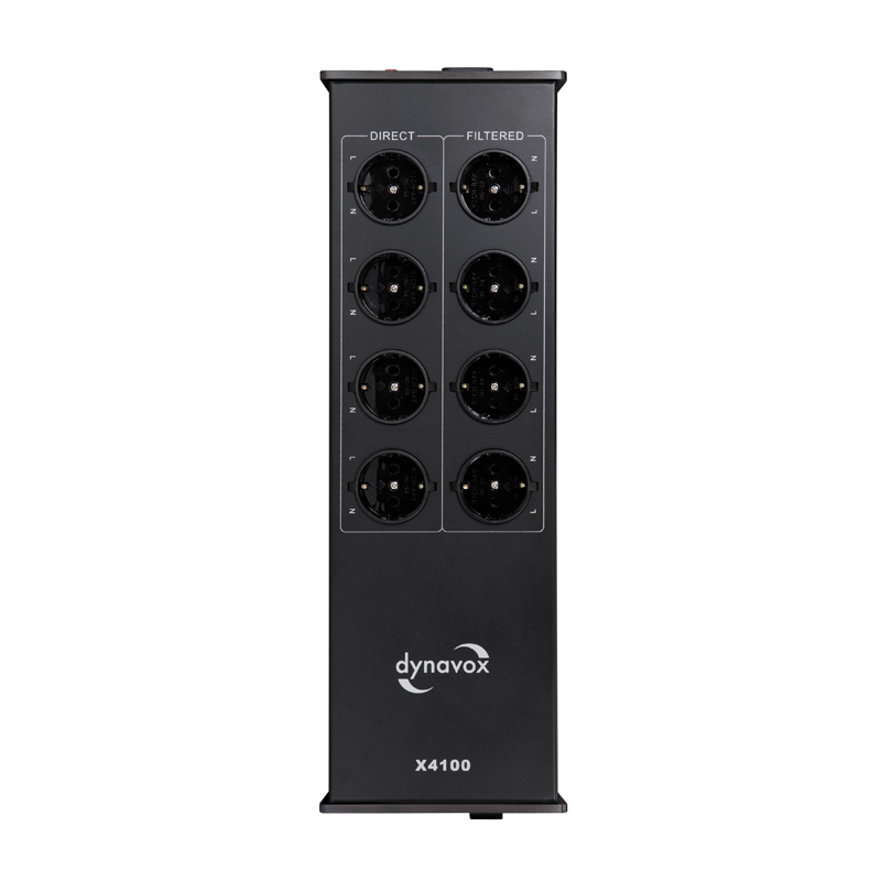 Dynavox X4100 HiFi-Steckdosenleiste schwarz Dynavox X4100 HiFi-Steckdosenleiste schwarz
