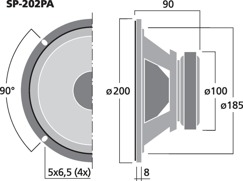 Monacor SP-202PA