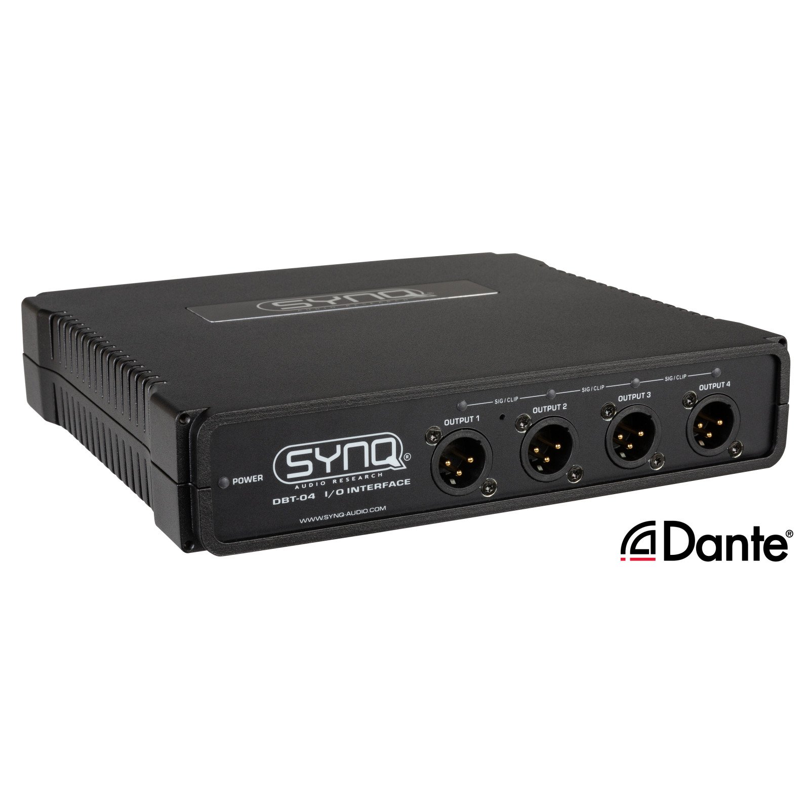 Synq DBT-04 Analog-/Dante-Netzwerk-Audio-Bridge Synq DBT-04 Analog-/Dante-Netzwerk-Audio-Bridge