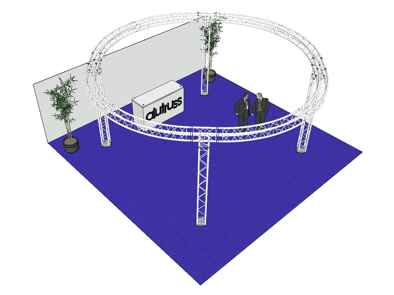 ALUTRUSS Traversenset QUADLOCK 6082 Kreis 6,6x3,5m-1