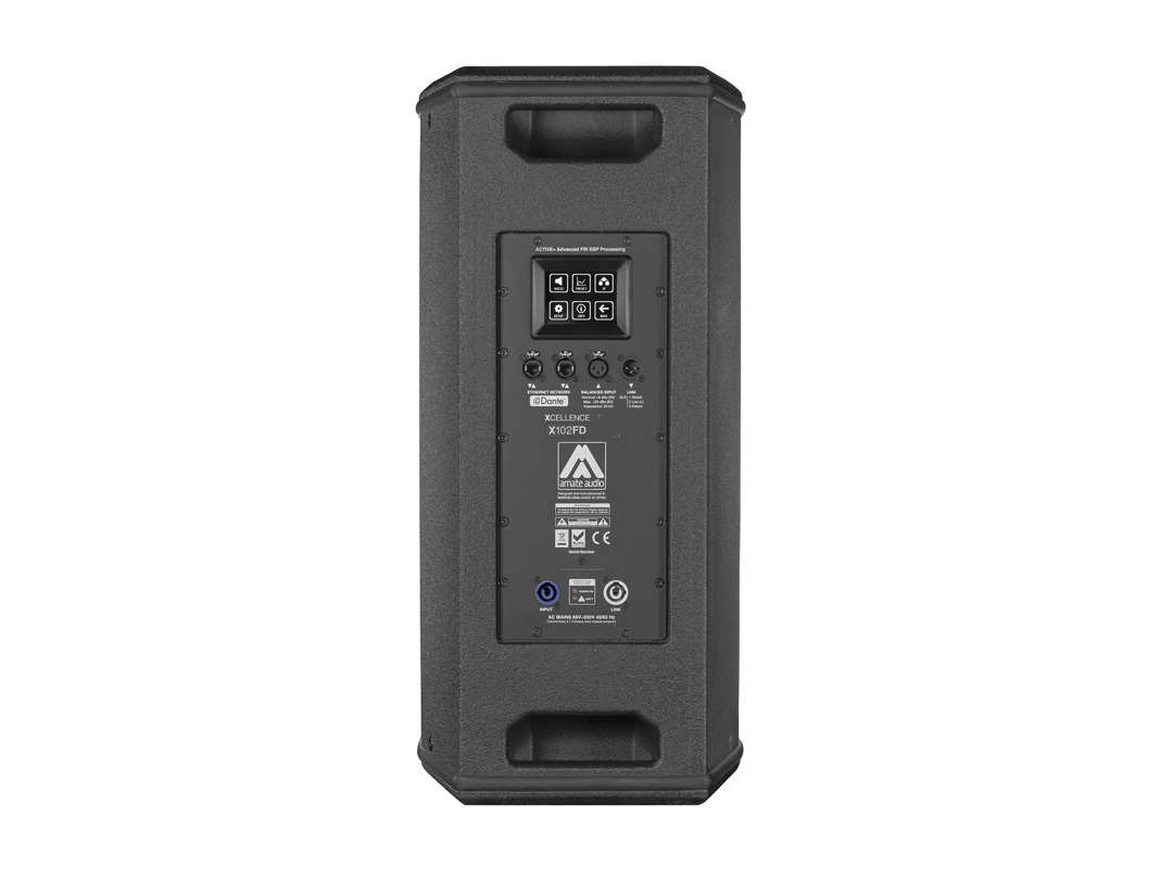 Amate Xcellence X102FD aktives 2-Wege PA Topteil Amate Xcellence X102FD aktives 2-Wege PA Topteil