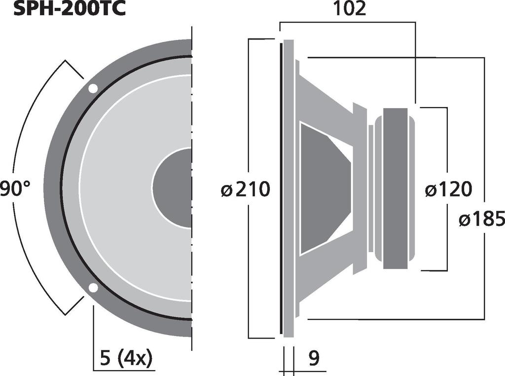 Monacor SPH-200TC