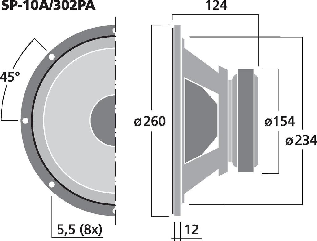 Monacor SP-10A/302PA