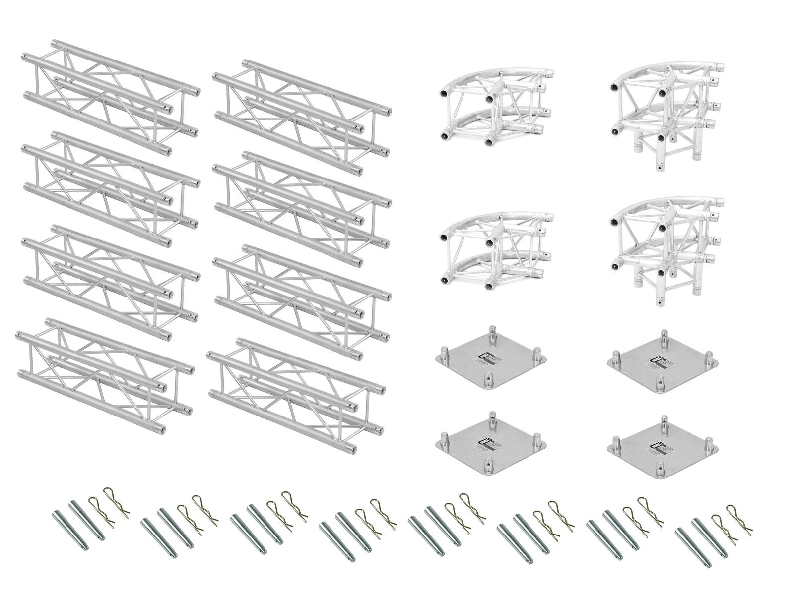 ALUTRUSS Traversenset QUADLOCK 6082R U-Form 7x4x3,5m-2