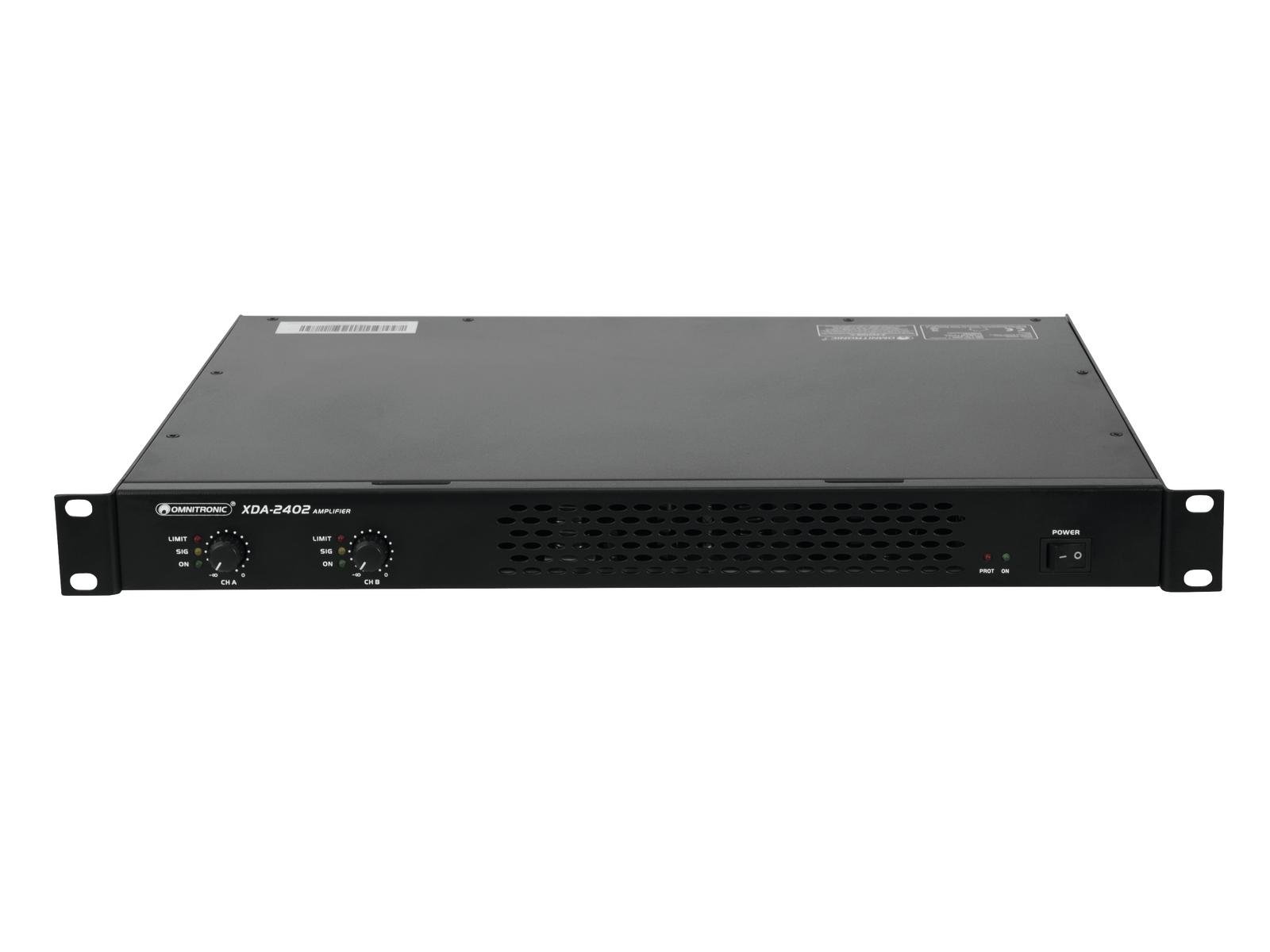 OMNITRONIC XDA-2402 Class-D-Verstärker 2 x 1200 W / 4 Ohm
