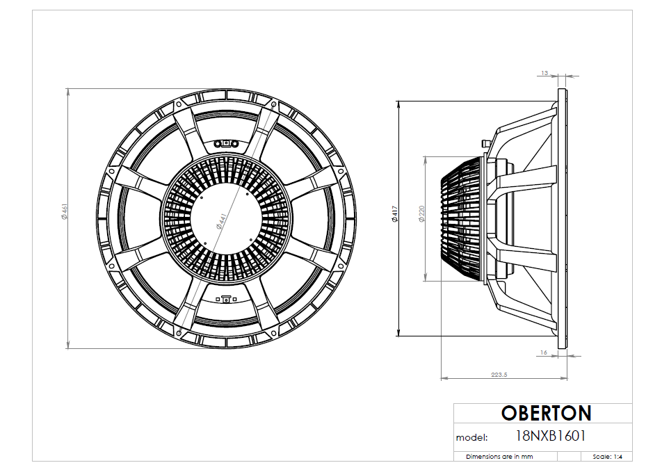 Oberton 18NXB1601