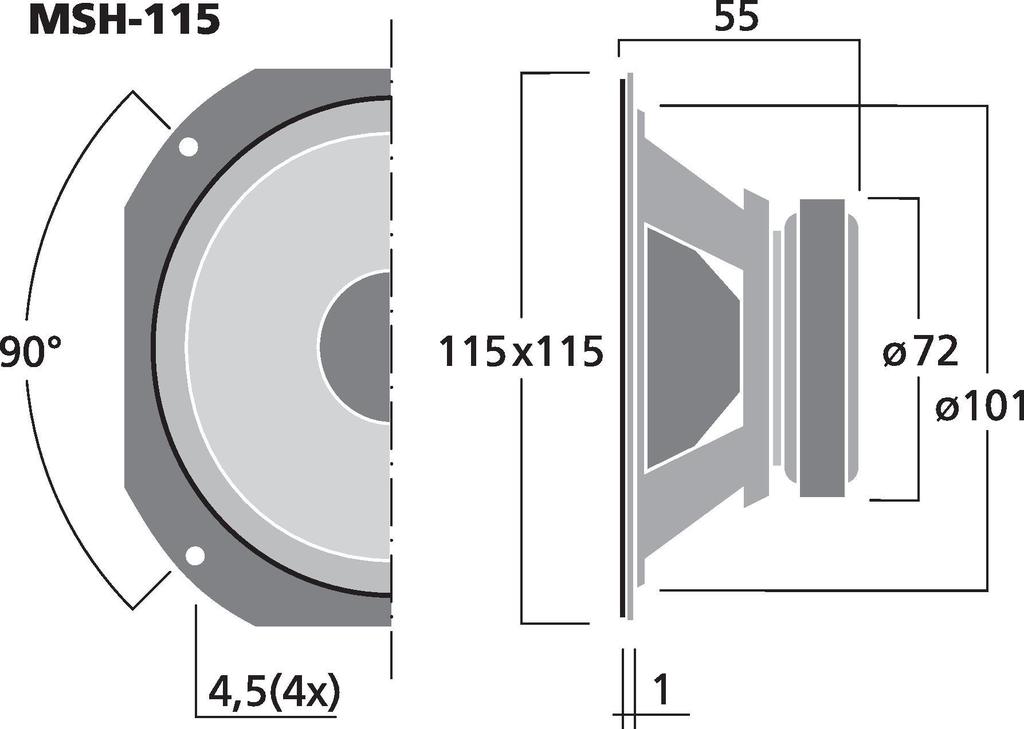 Monacor MSH-115