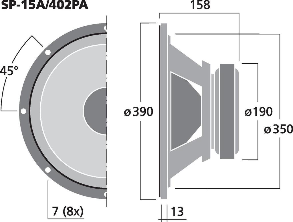 Monacor SP-15A/402PA