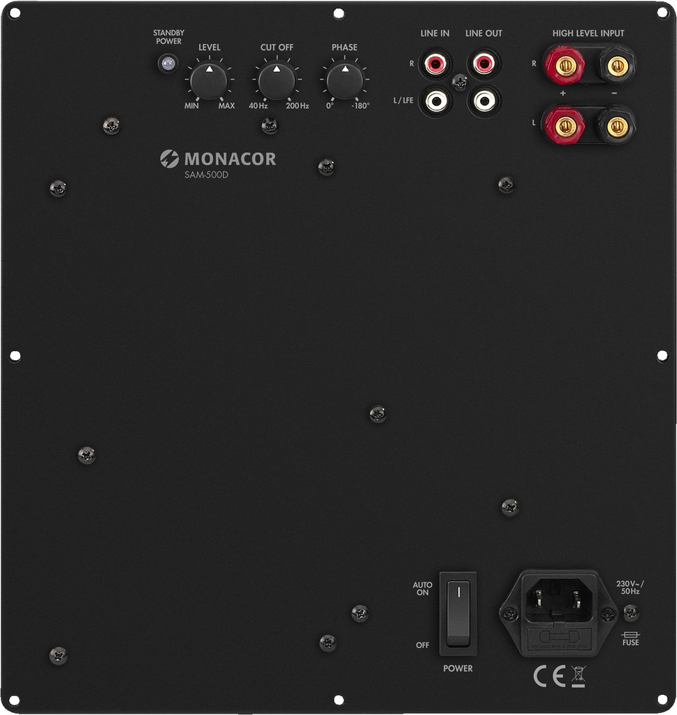 MONACOR SAM-500D Subwoofer-Aktiv-Modul