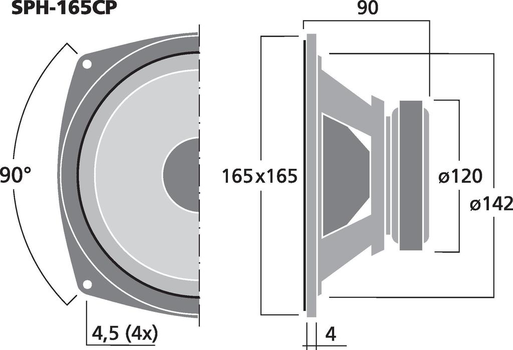 Monacor SPH-165CP