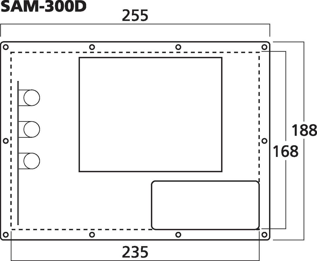 MONACOR SAM-300D Subwoofer-Aktiv-Modul