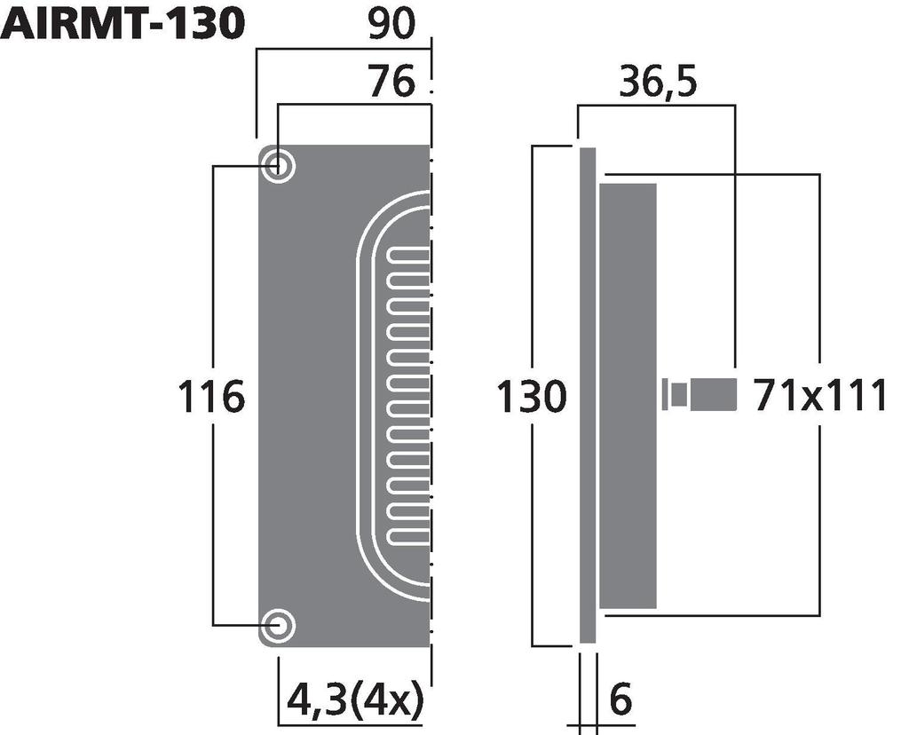 Monacor  AIRMT-130 Monacor  AIRMT-130