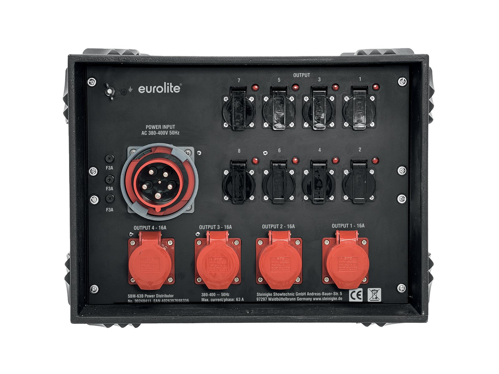 EUROLITE SBM-63B Stromverteiler EUROLITE SBM-63B Stromverteiler