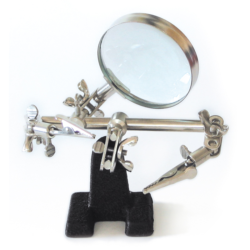 Helfende Hand mit Lupe BLANKO Helfende Hand mit Lupe BLANKO