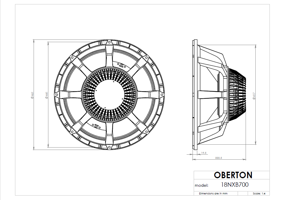 Oberton 18NXB700