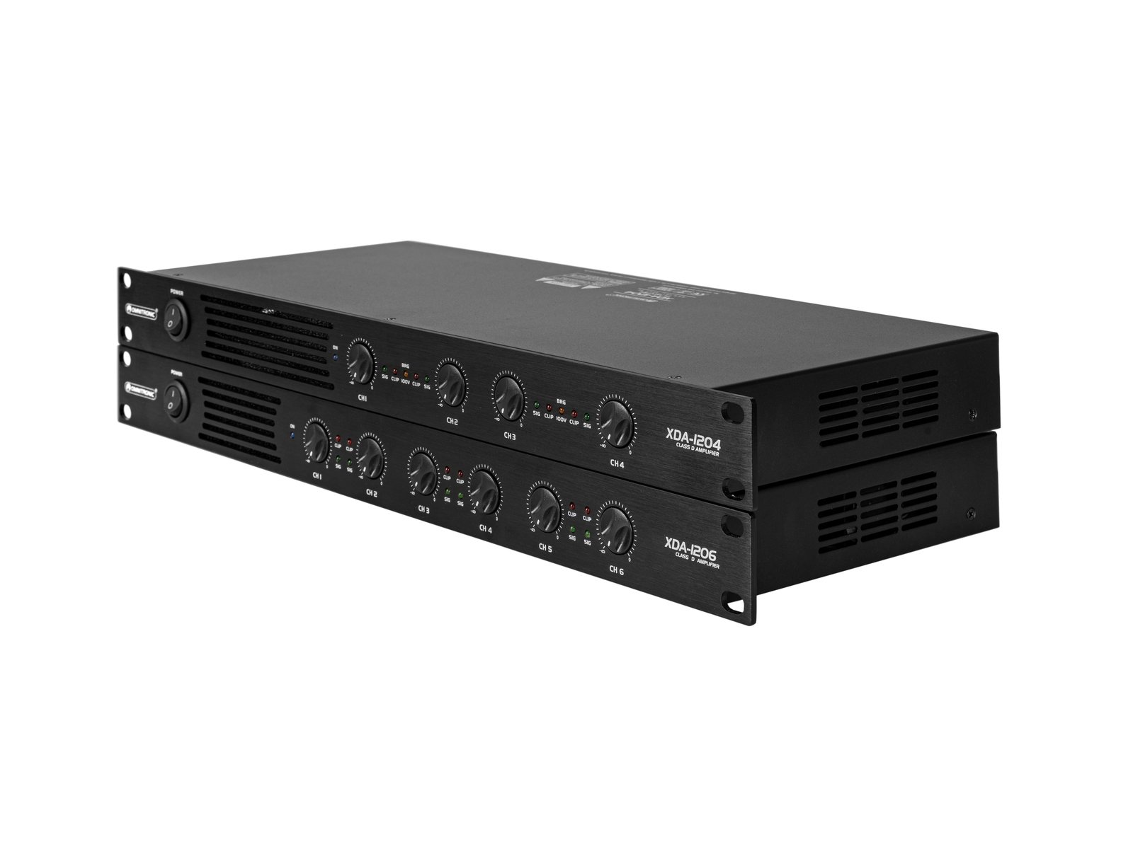 OMNITRONIC XDA-1204 4-Kanal Class-D Installations-Verstärker