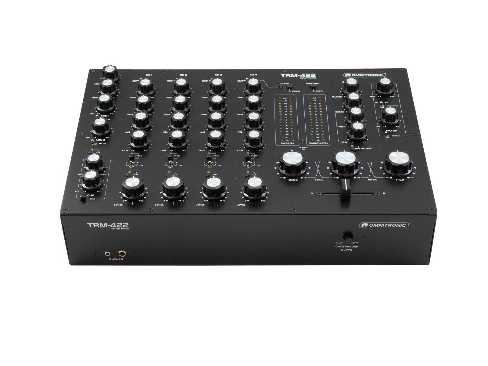 OMNITRONIC TRM-422 4-Kanal Rotary-Mixer