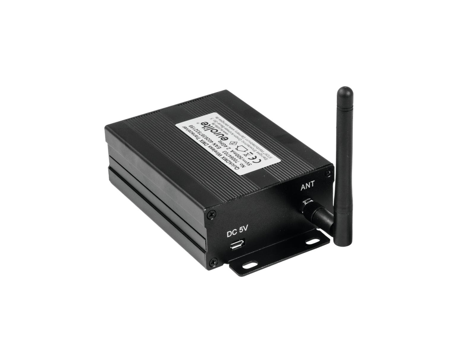 EUROLITE QuickDMX Funksender/Empfänger EUROLITE QuickDMX Funksender/Empfänger