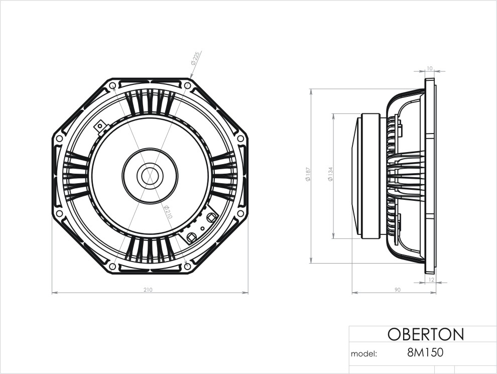 Oberton 8M150