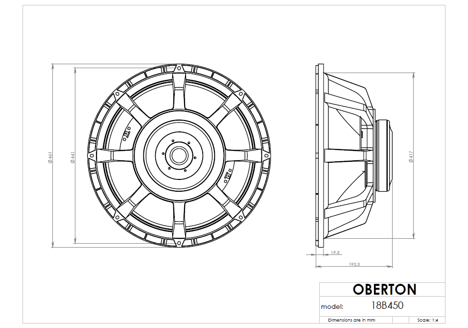 Oberton 18B450