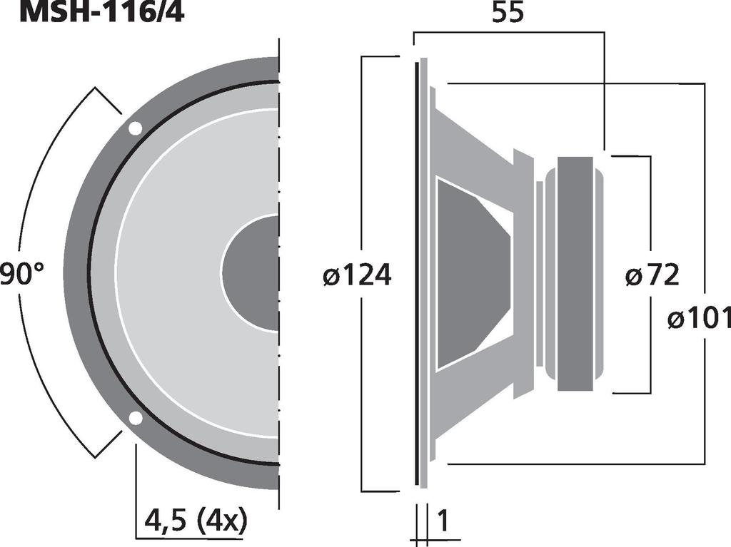 Monacor MSH-116