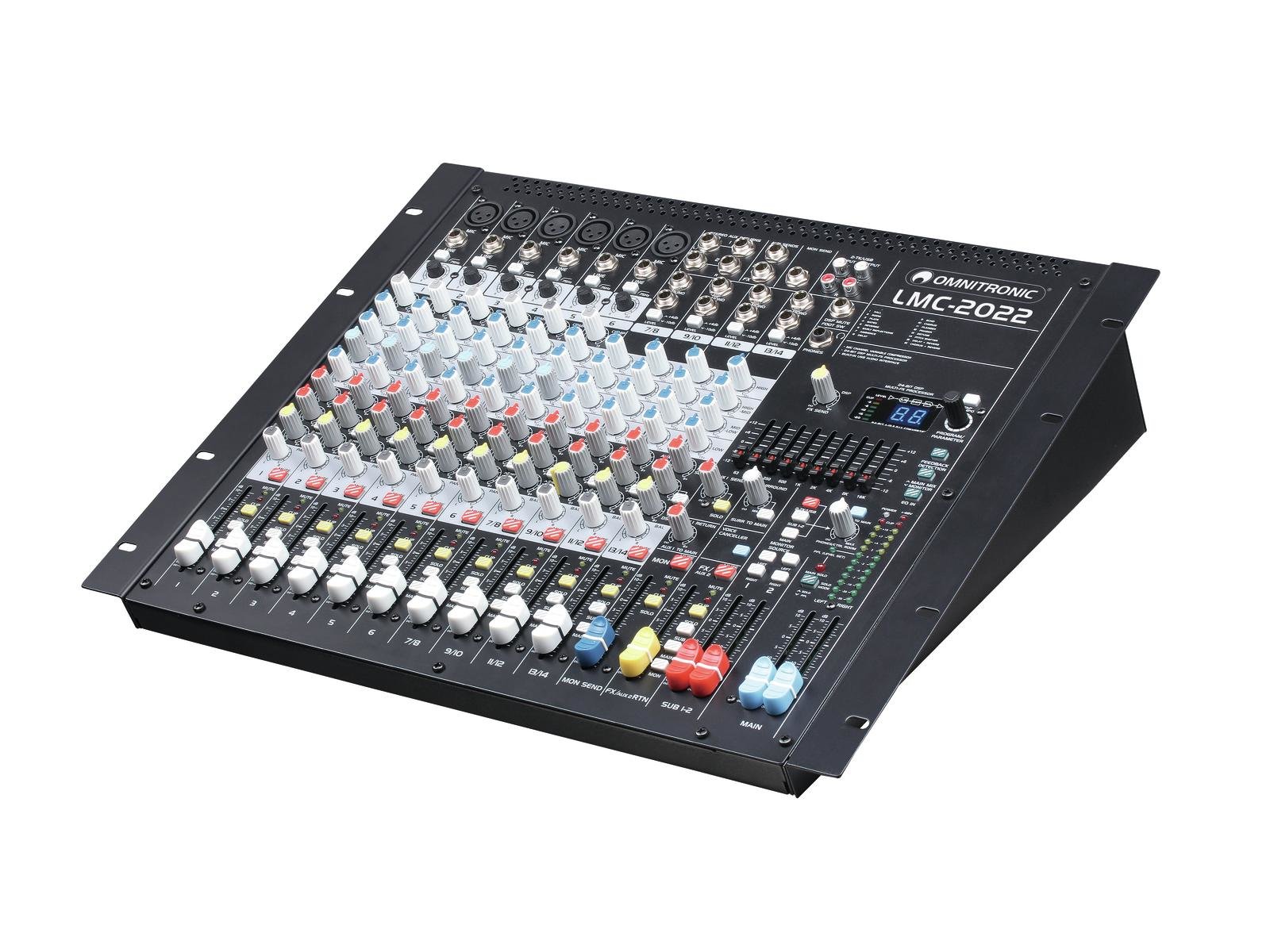OMNITRONIC LMC-2022FX USB Mischpult OMNITRONIC LMC-2022FX USB Mischpult