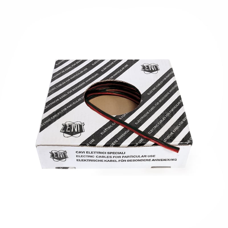 50m Lautsprecherkabel schwarz/rot 2 x 0,75 mm² OFC 50m Lautsprecherkabel schwarz/rot 2 x 0,75 mm² OFC