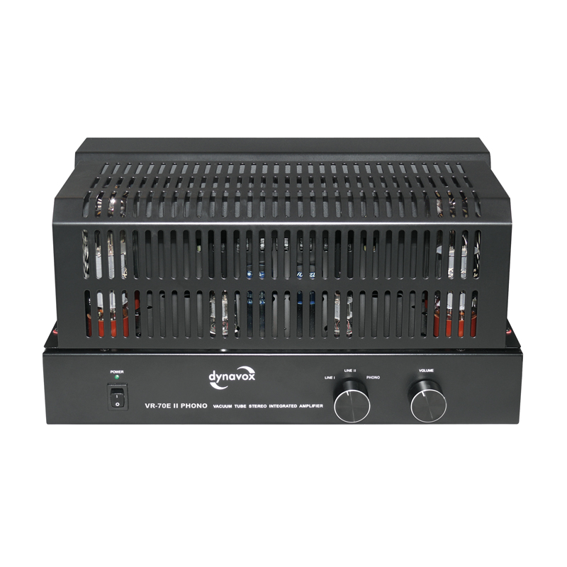 Dynavox VR-70E II Phono Stereo-Röhrenvollverstärker schwarz