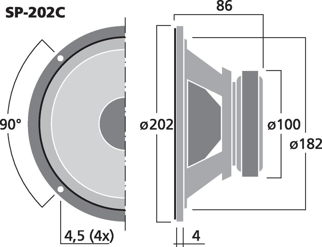 Monacor SP-202C